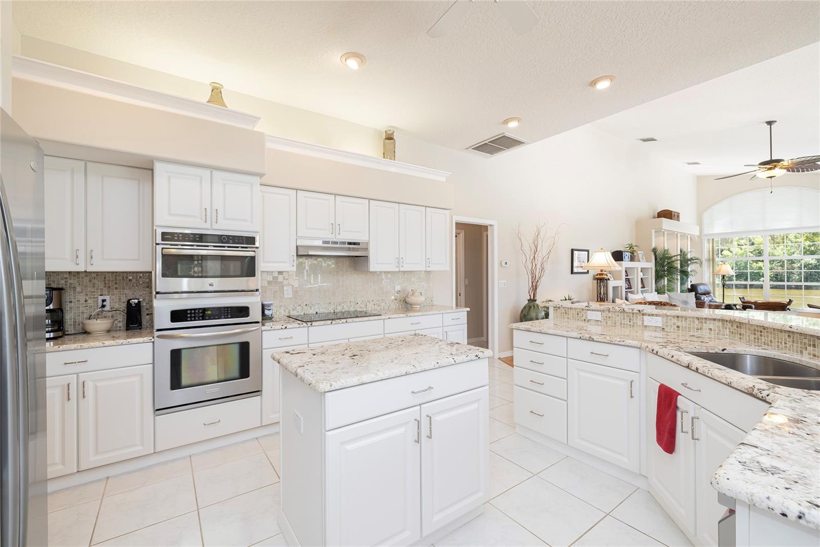 Updated gourmet kitchen