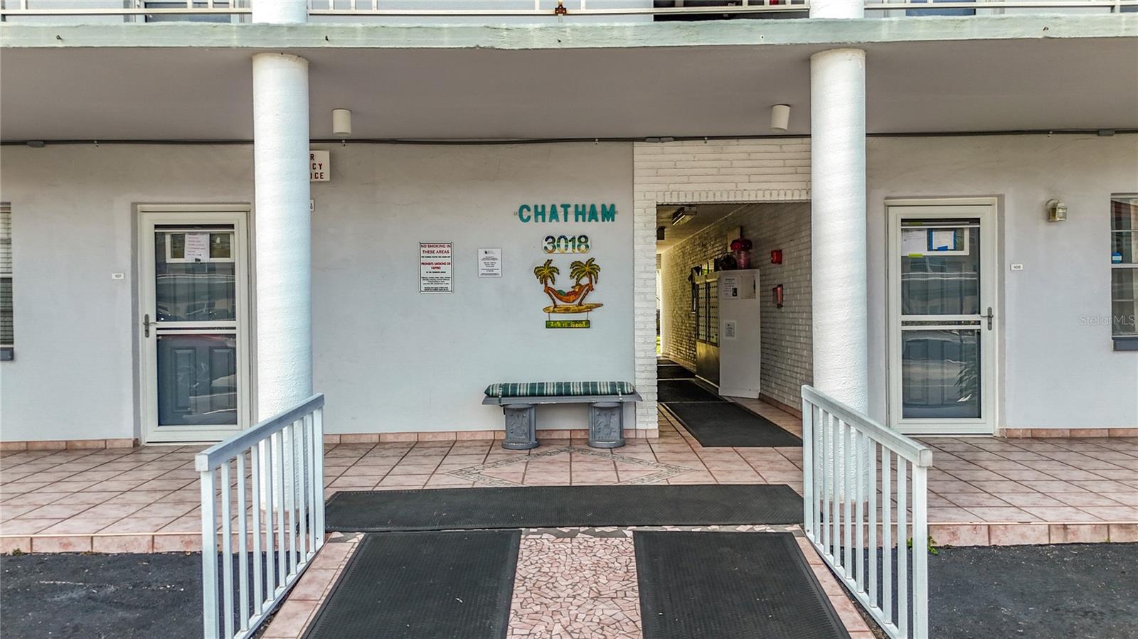 Front lobby of building