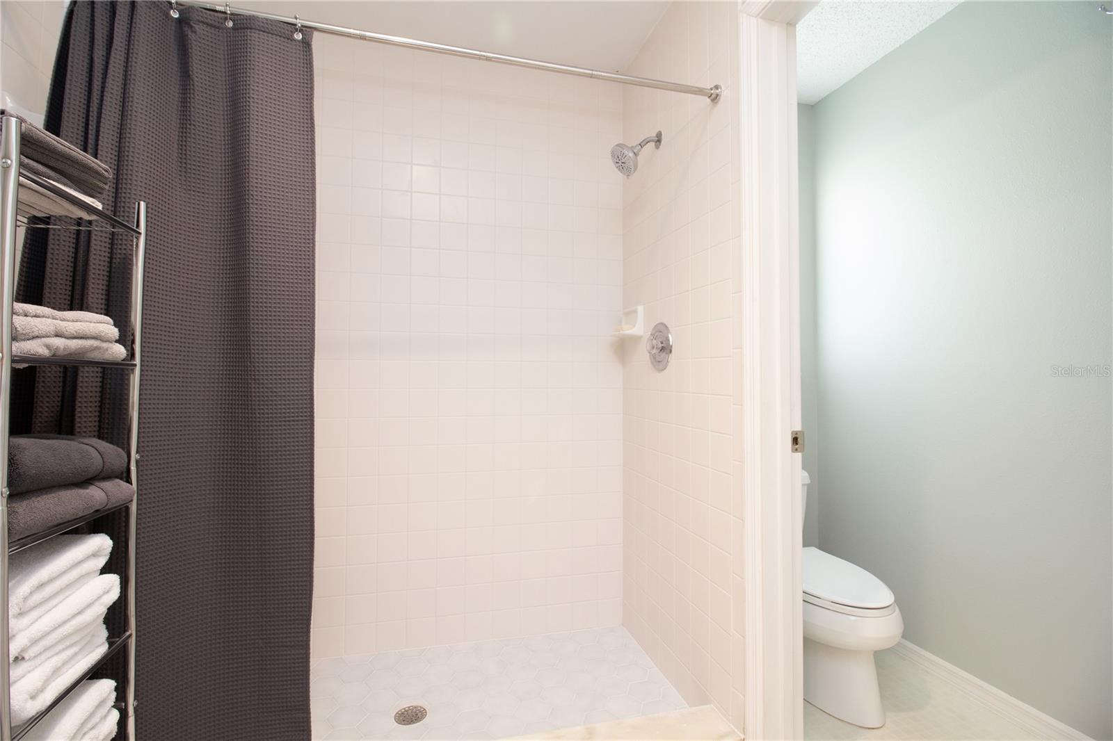Primary Shower & Private Commode