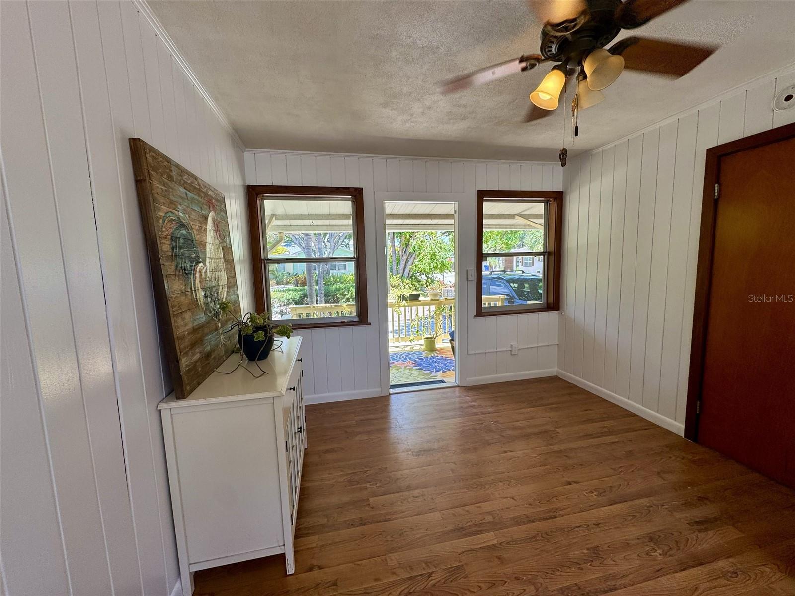 Bonus Room going out onto Covered Porch