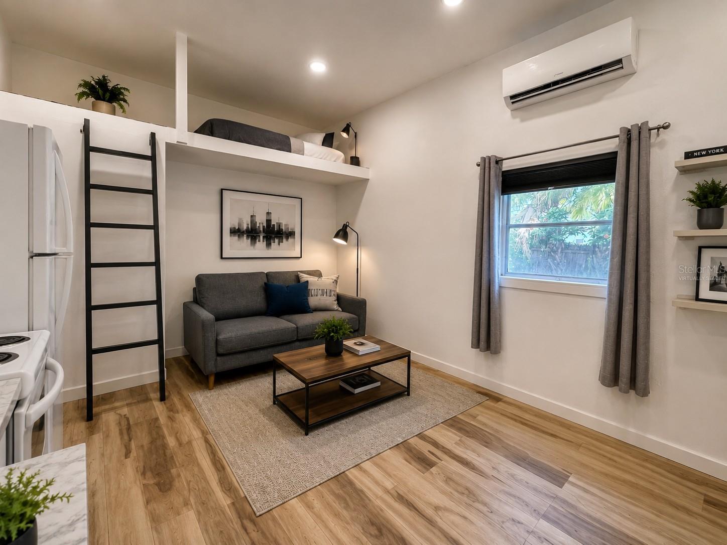 Garage Apt. Virtually Staged