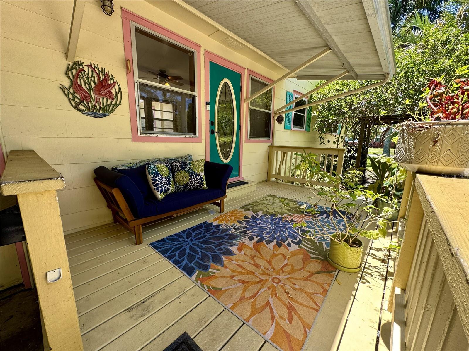Covered Porch off Bonus Room