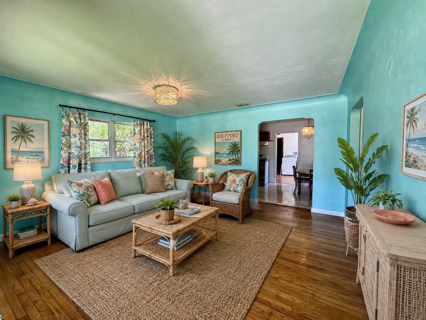 Living Room Virtually Staged