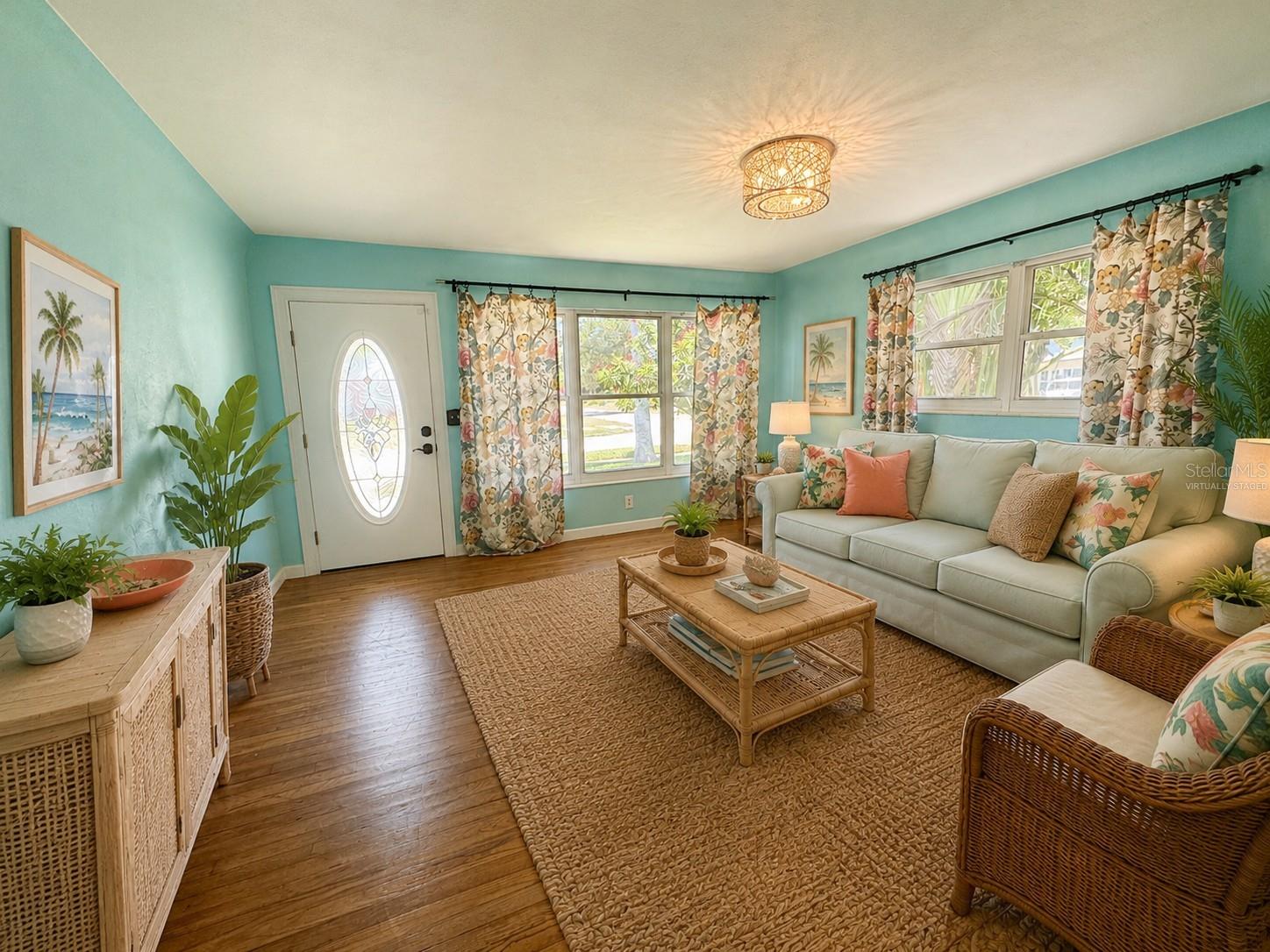 Living Room Virtually Staged