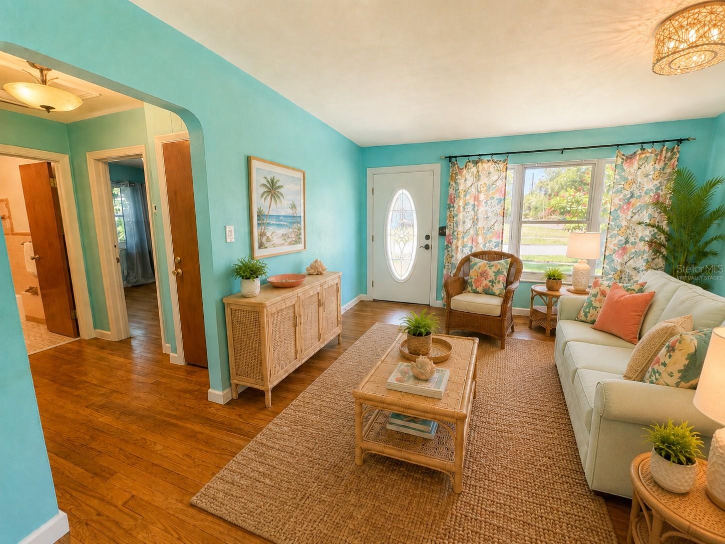 Living Room Virtually Staged