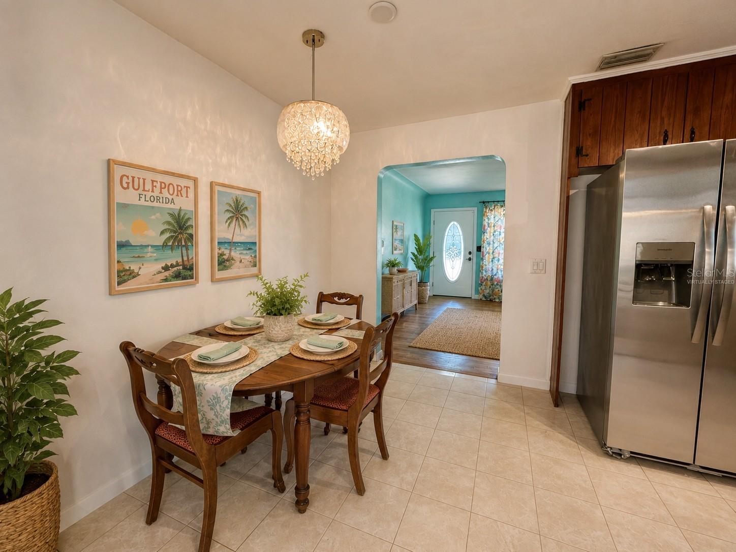 Kitchen Virtually Staged