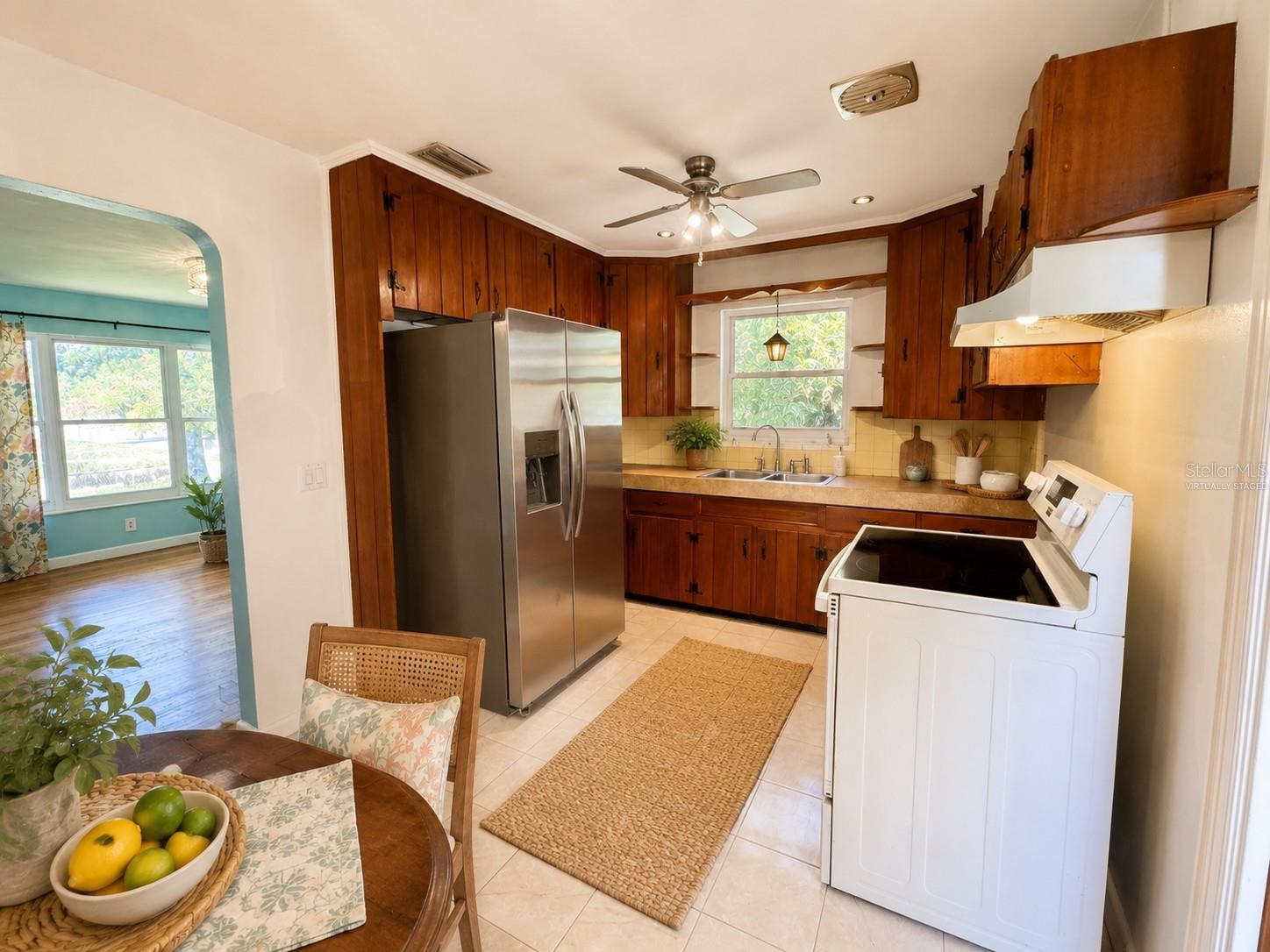 Kitchen Virtually Staged