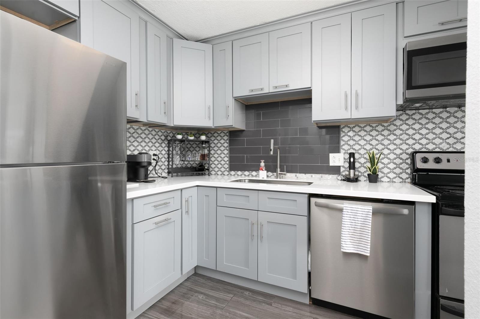 Kitchen with Stainless Appliances
