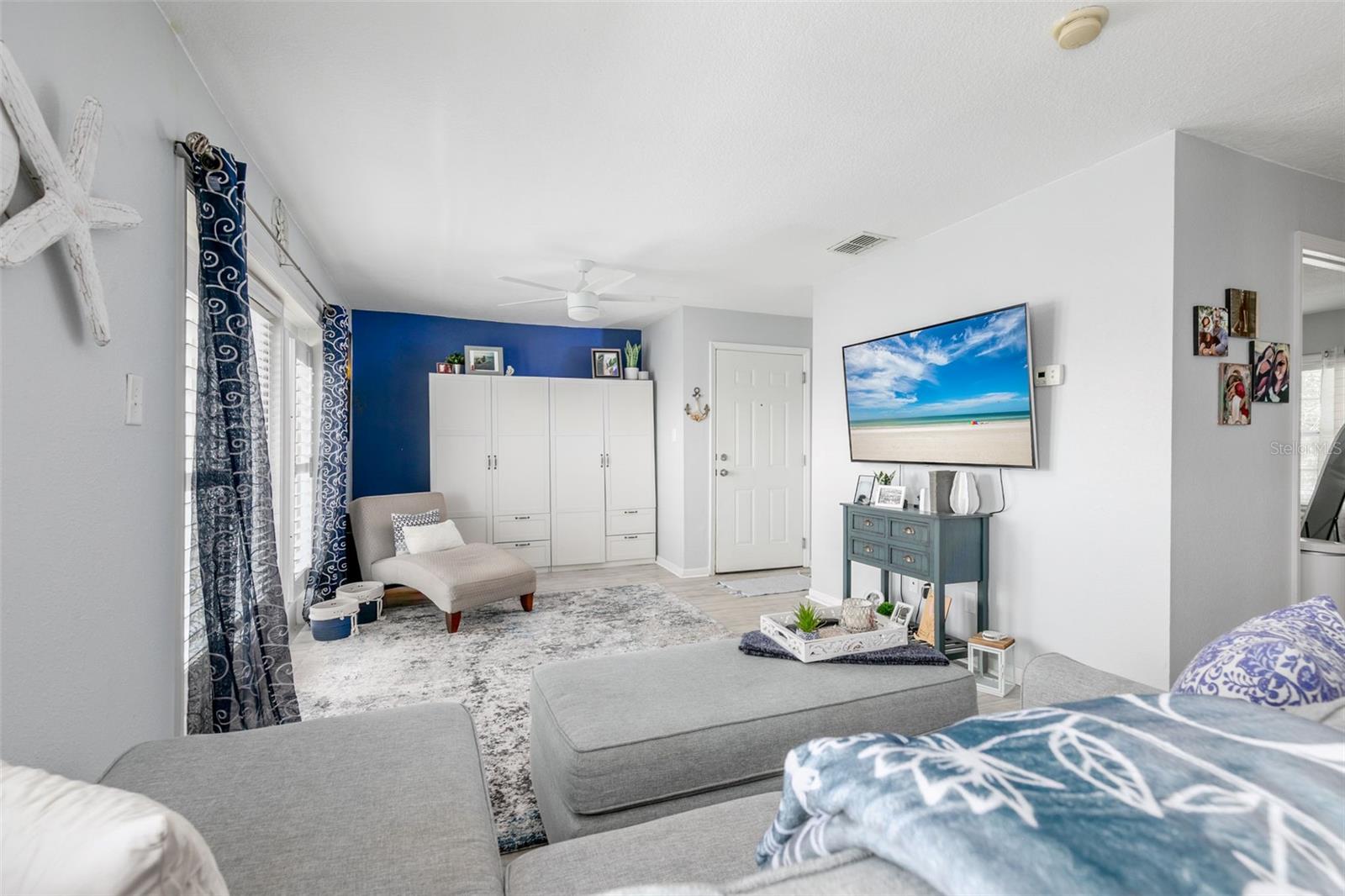 Living Room to Front Door