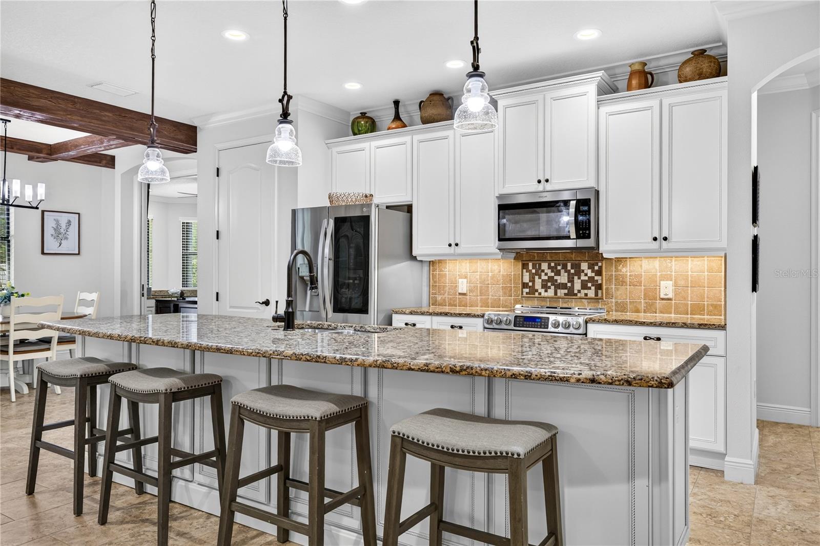 Bar Seating in Kitchen