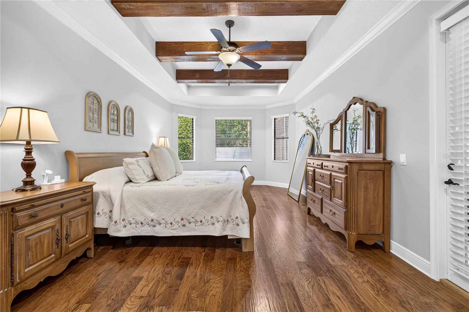Primary Bedroom with pool access