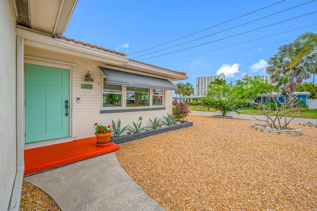 Front Door is Located on Island Drive