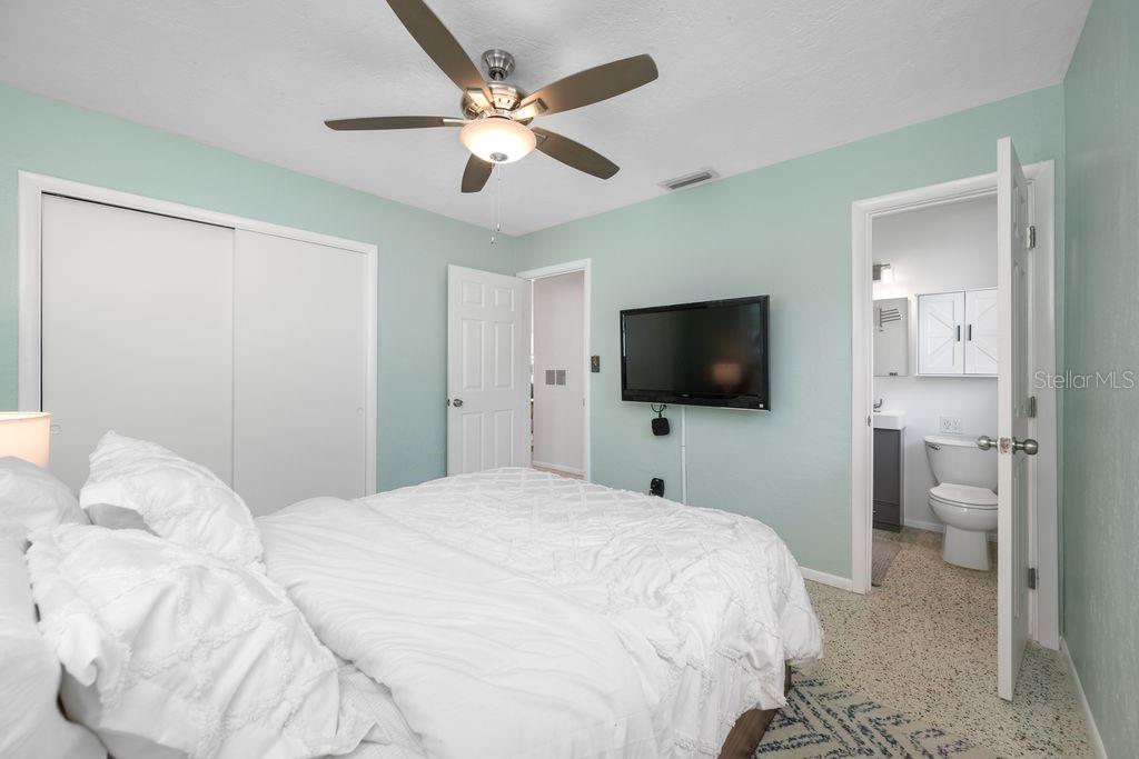 Primary Bedroom is to the Right of the Hallway - En-Suite Bath