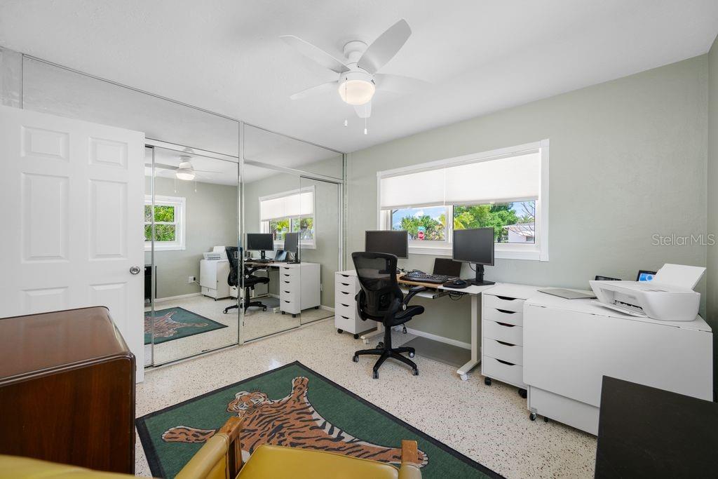 Secondary Bedroom - Currently Being Used as an Office