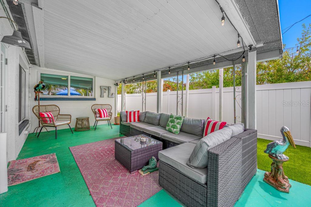 Your Covered Lanai is Perfect for Relaxing with Family and Friends!