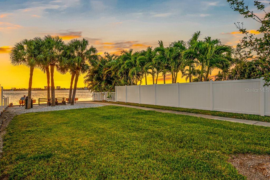 Intracoastal Waterway Access - Benches to Relax and Enjoy Sunsets, Dolphin Watching, Fishing, Boaters too!At the end of 14th Avenue S. - For all Residents to Share