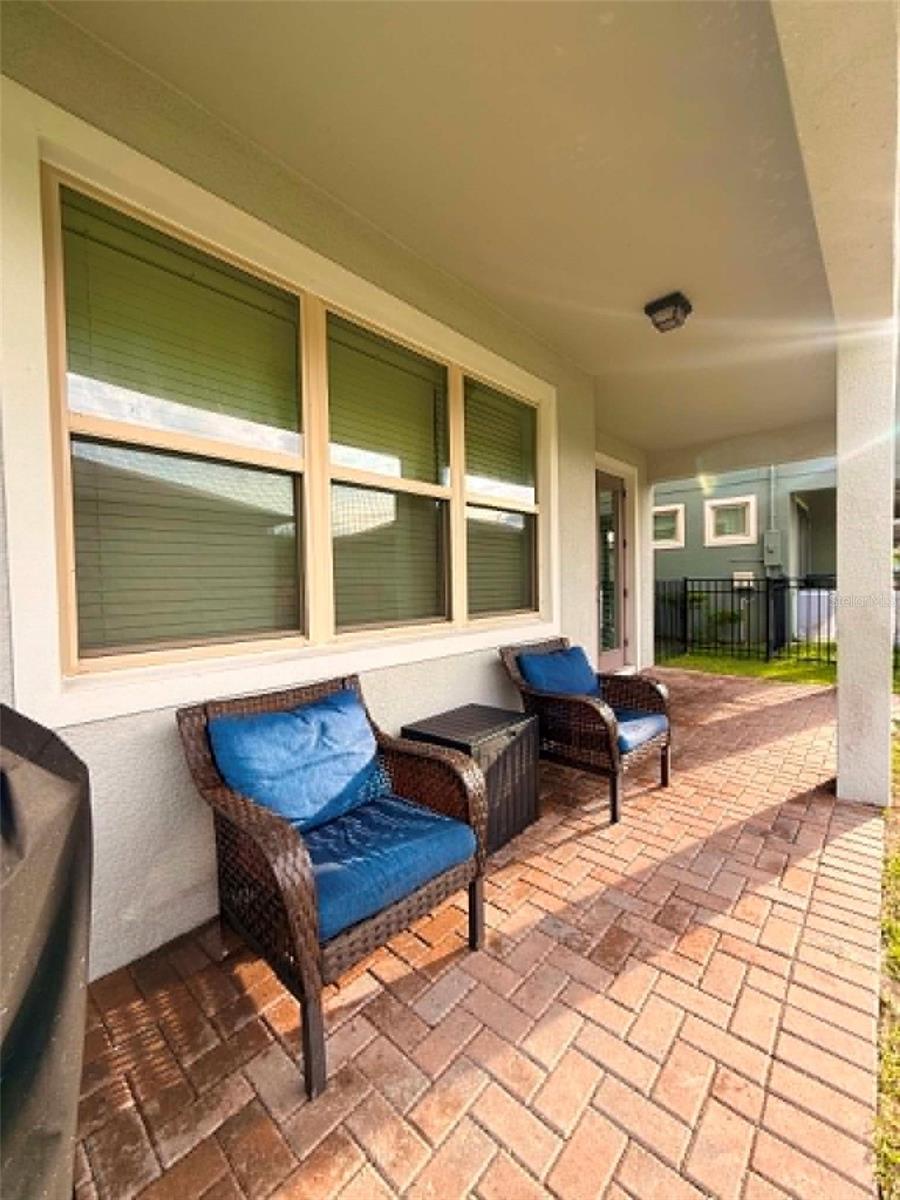 Back patio