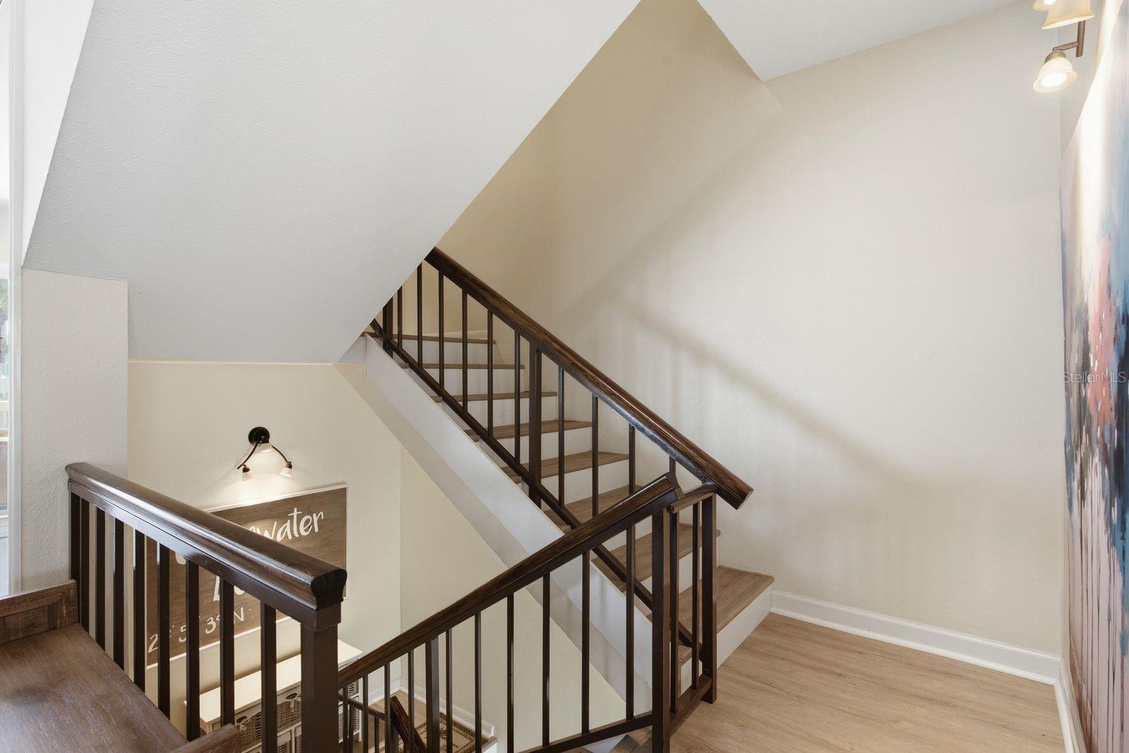 Stairwell to main living area