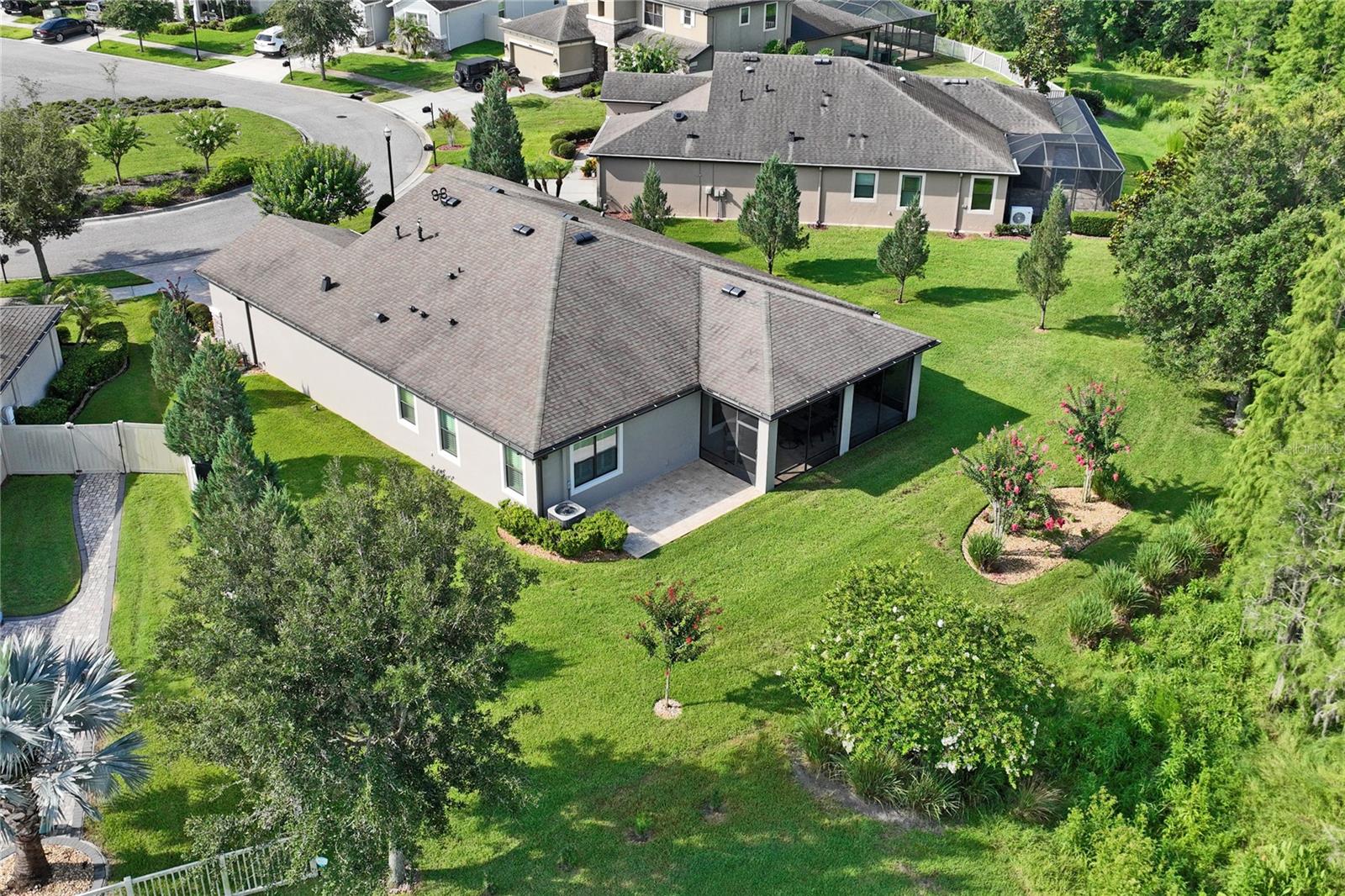 Full View of the Backyard at 21627 Pearl Crescent Ct.