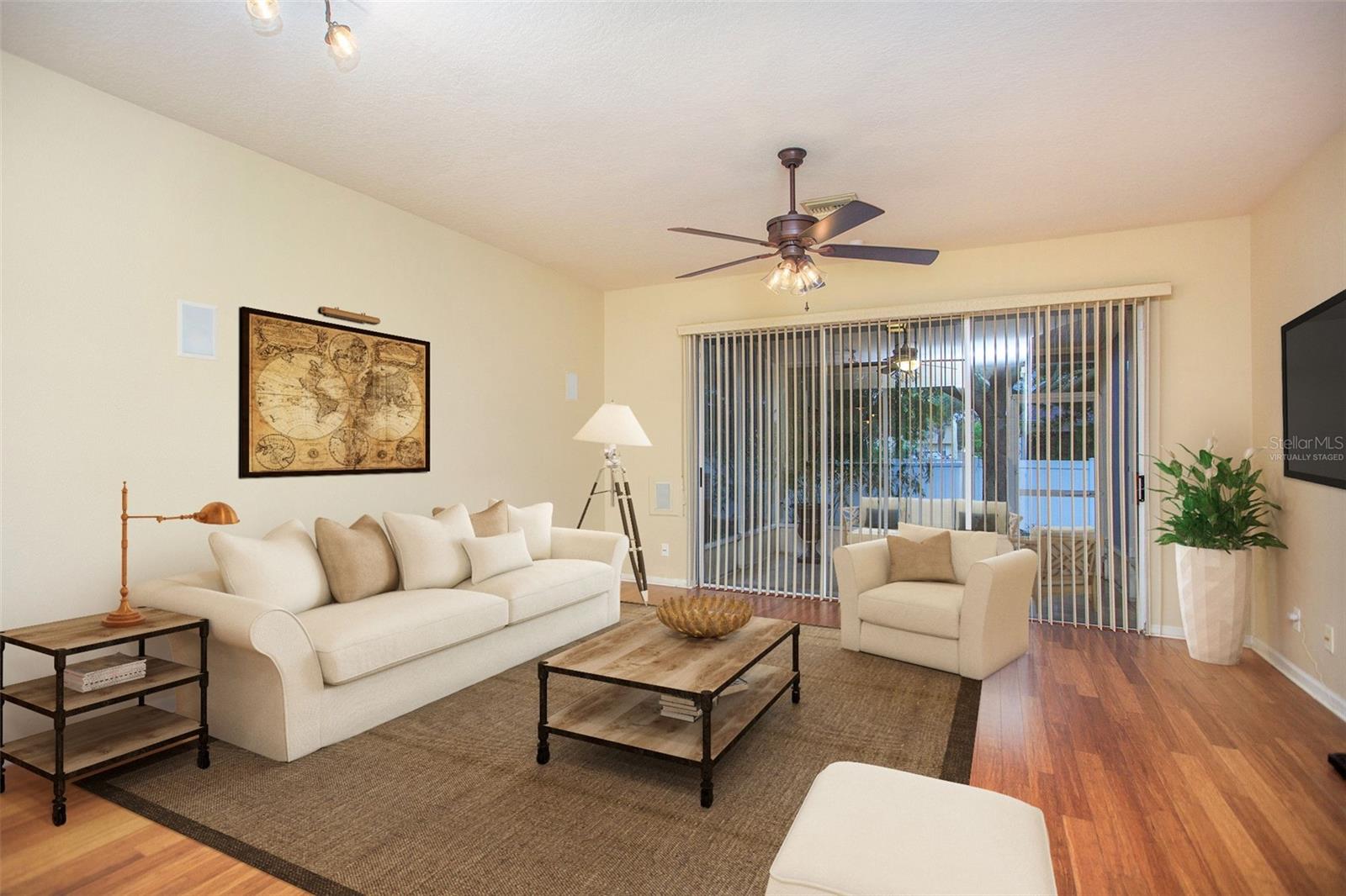 Living Room Virtually Staged
