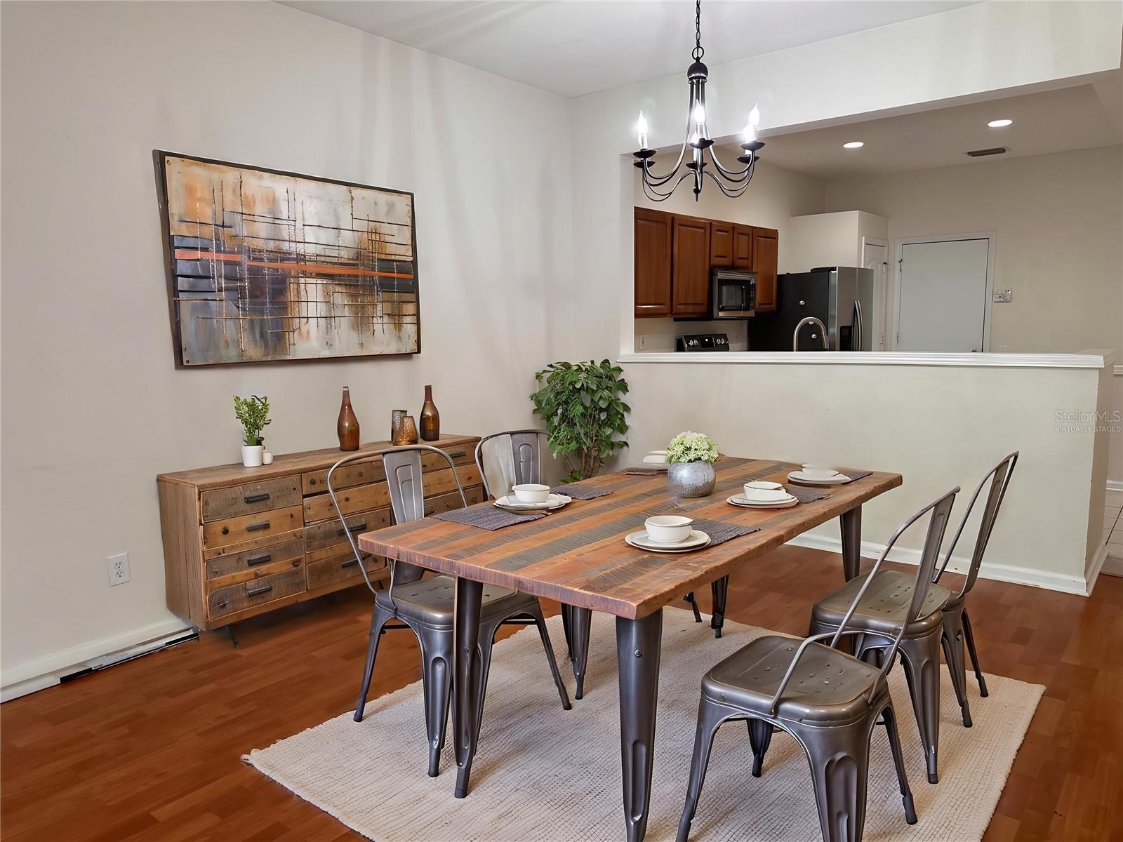 Dining Room Virtually Staged