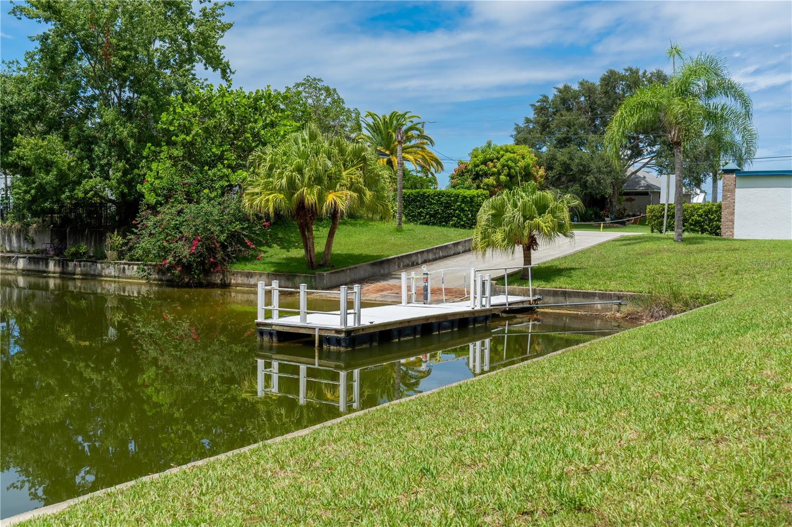 Neighborhood boat ramp