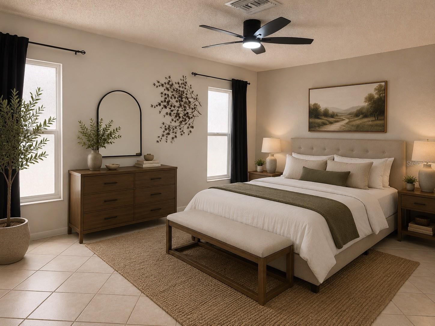 Primary Bedroom - Virtual Staging