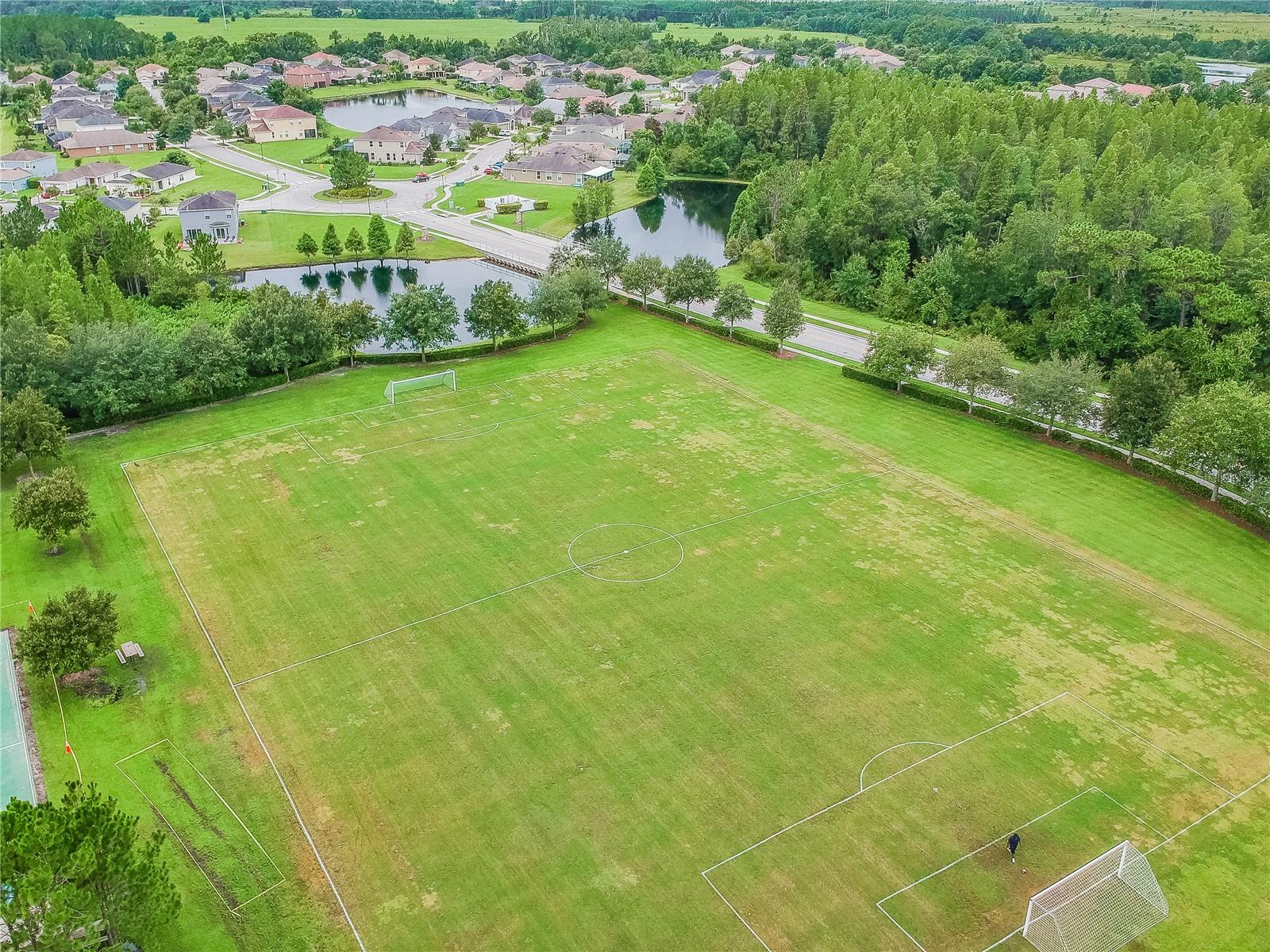Community soccer field