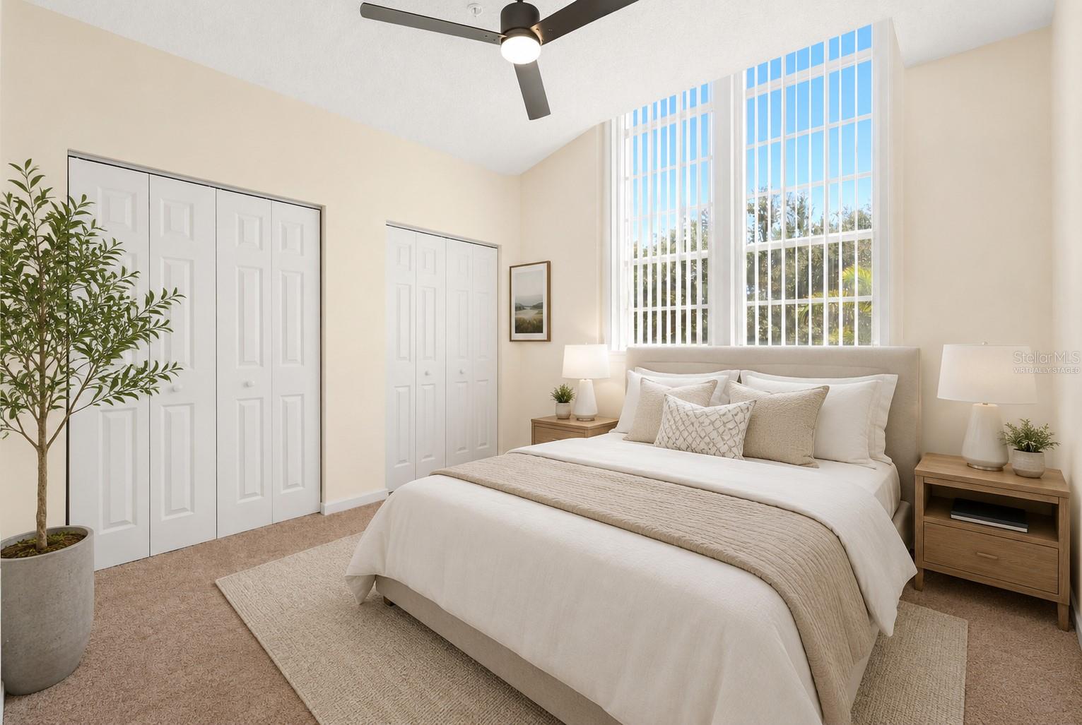 Primary Bedroom - VIRTUALLY STAGED