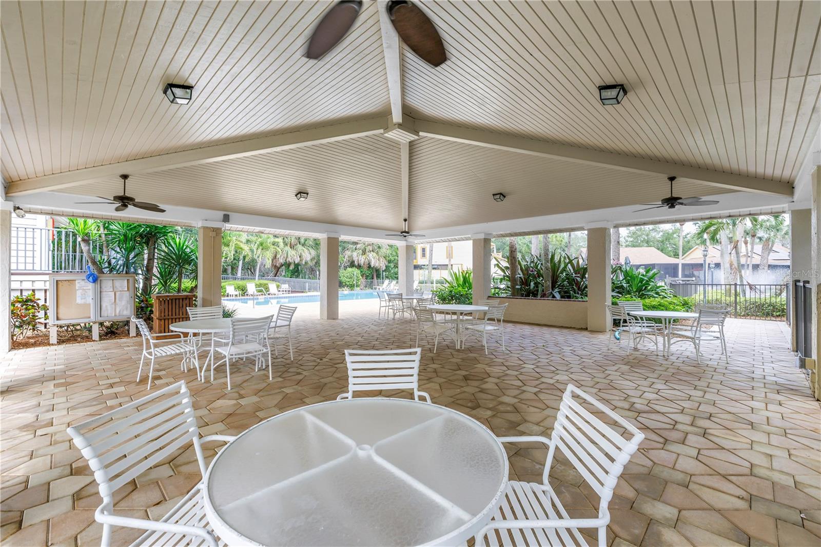 Large Gazebo can be reserved for parties and events by the Residents of Caya Costa