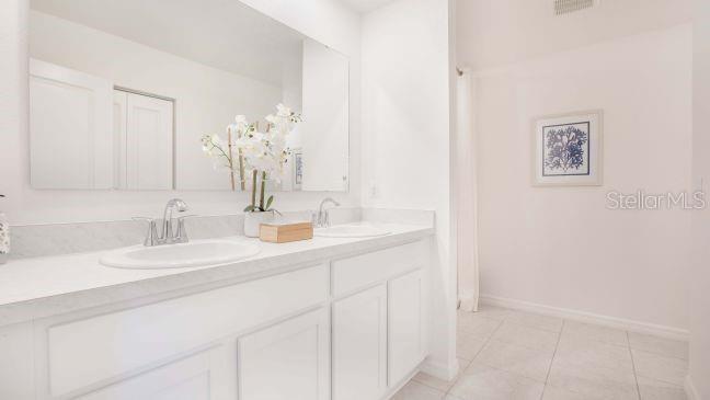 Model home - actual features may vary.