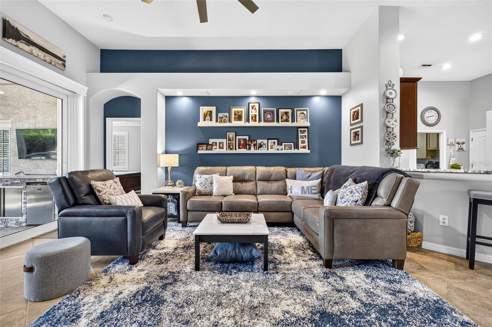 Great Room with Accent Wall