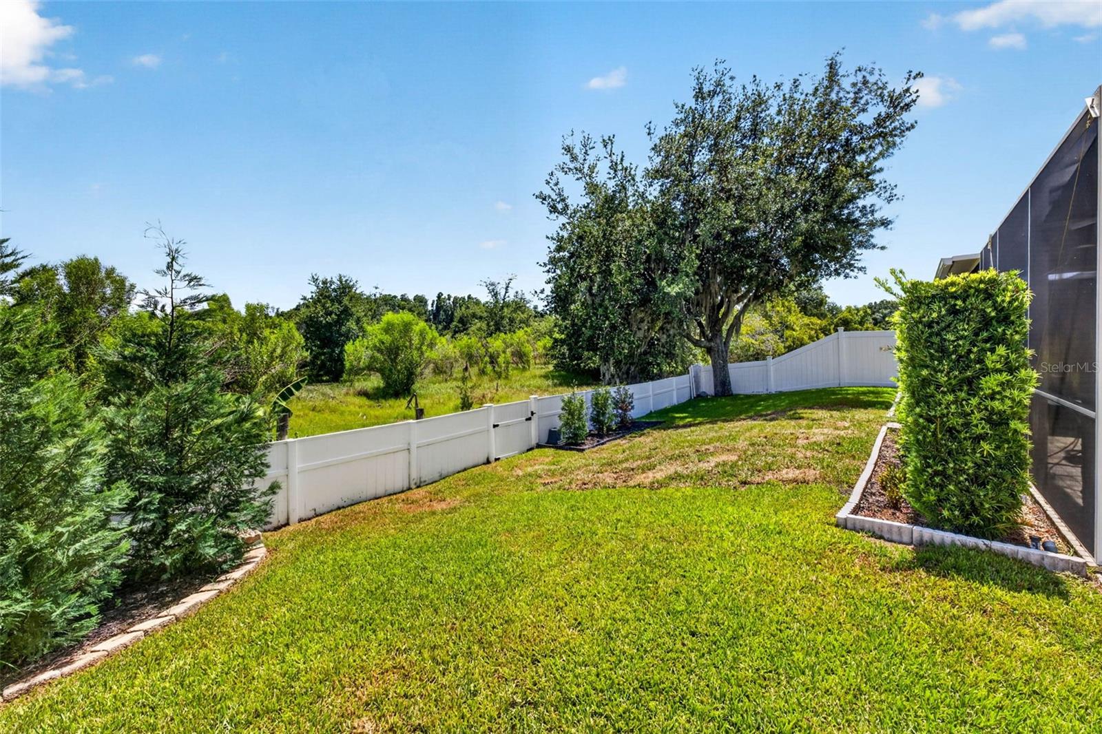 Private, Fully Fenced Yard