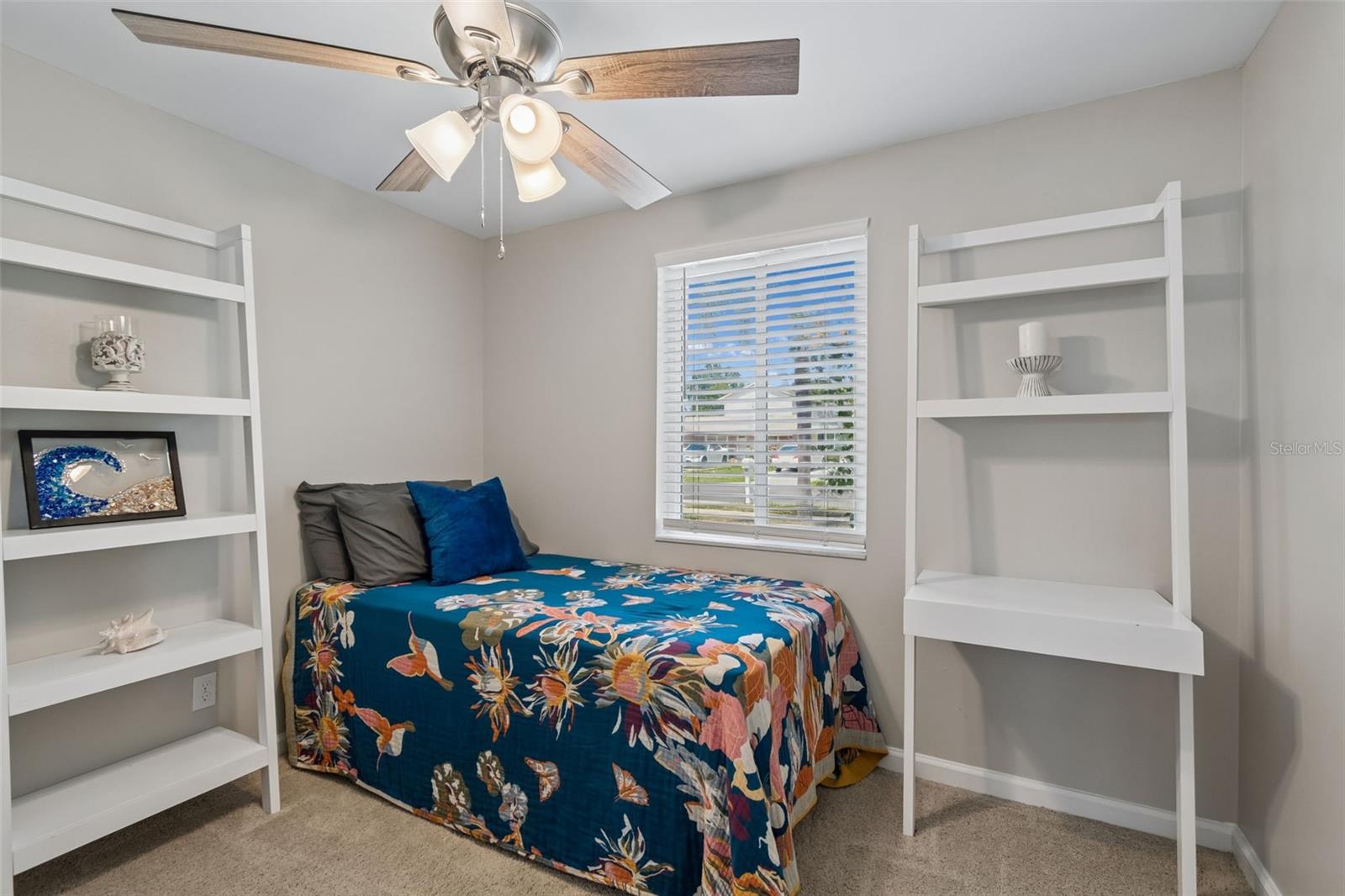 Bedroom #4 is the smaller of the four bedrooms but still has plenty of space and options for use