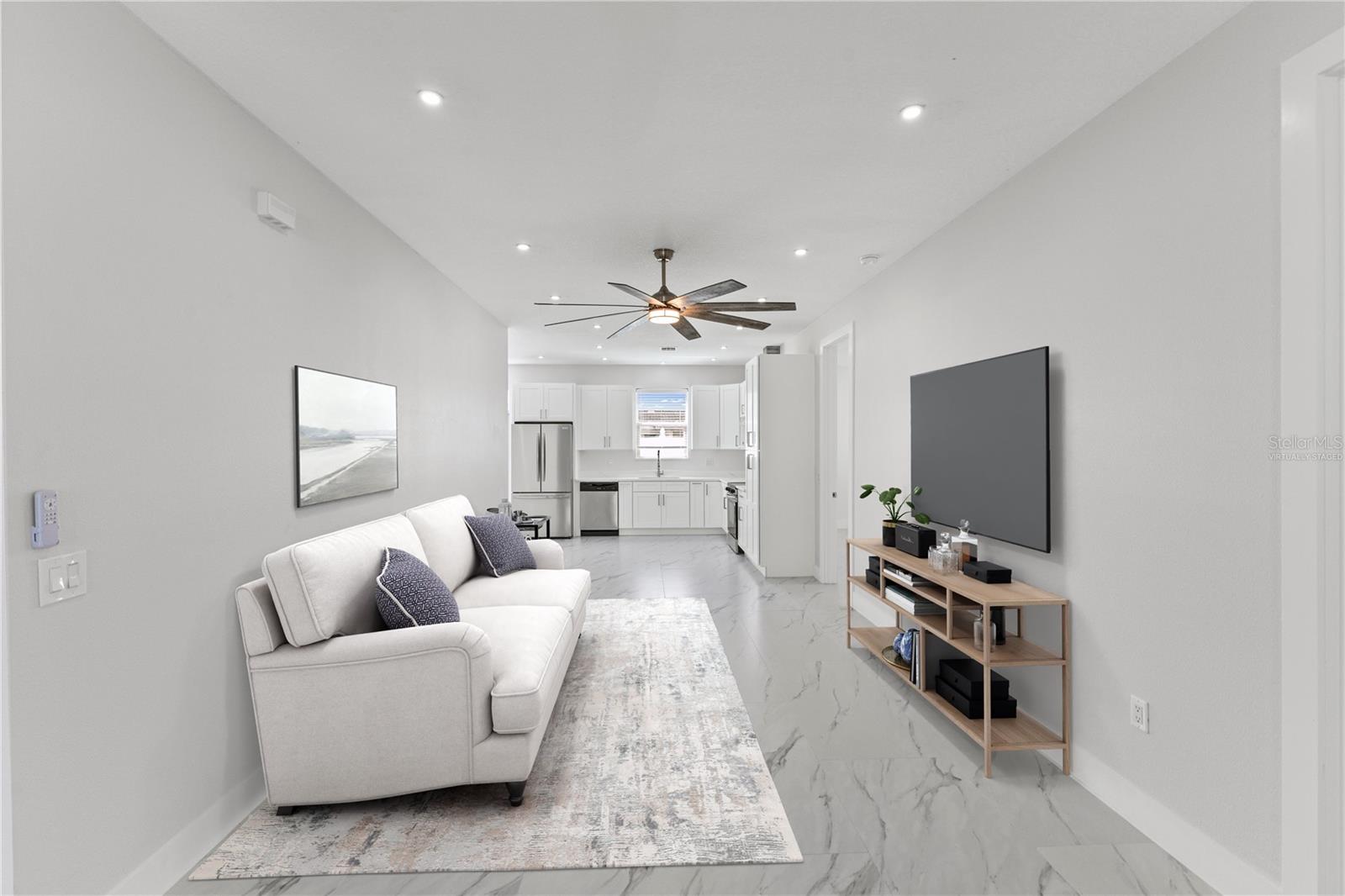 Virtually Staged Great Room