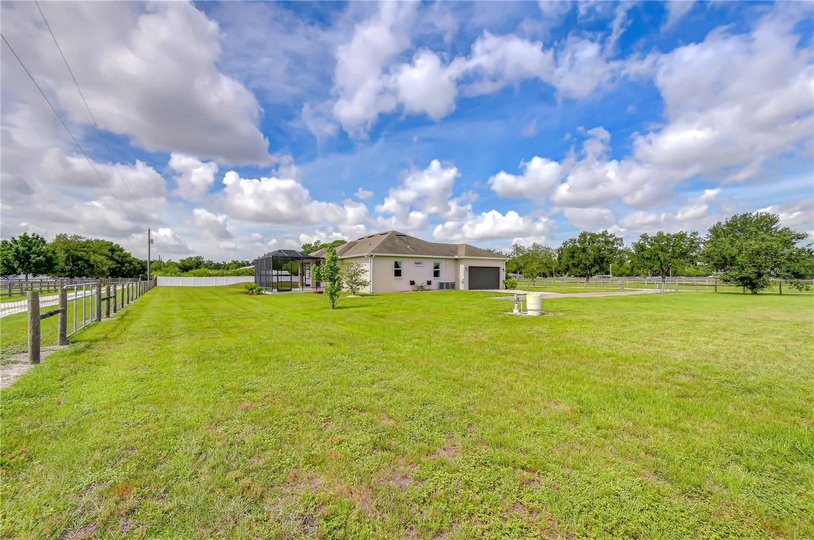 Ample room for a custom pool and outdoor oasis.