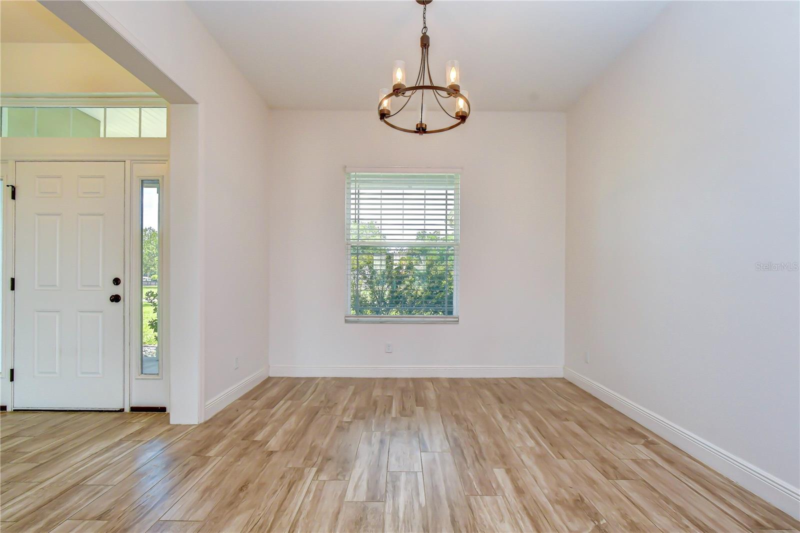 Open dining space integrated into the main living areas.
