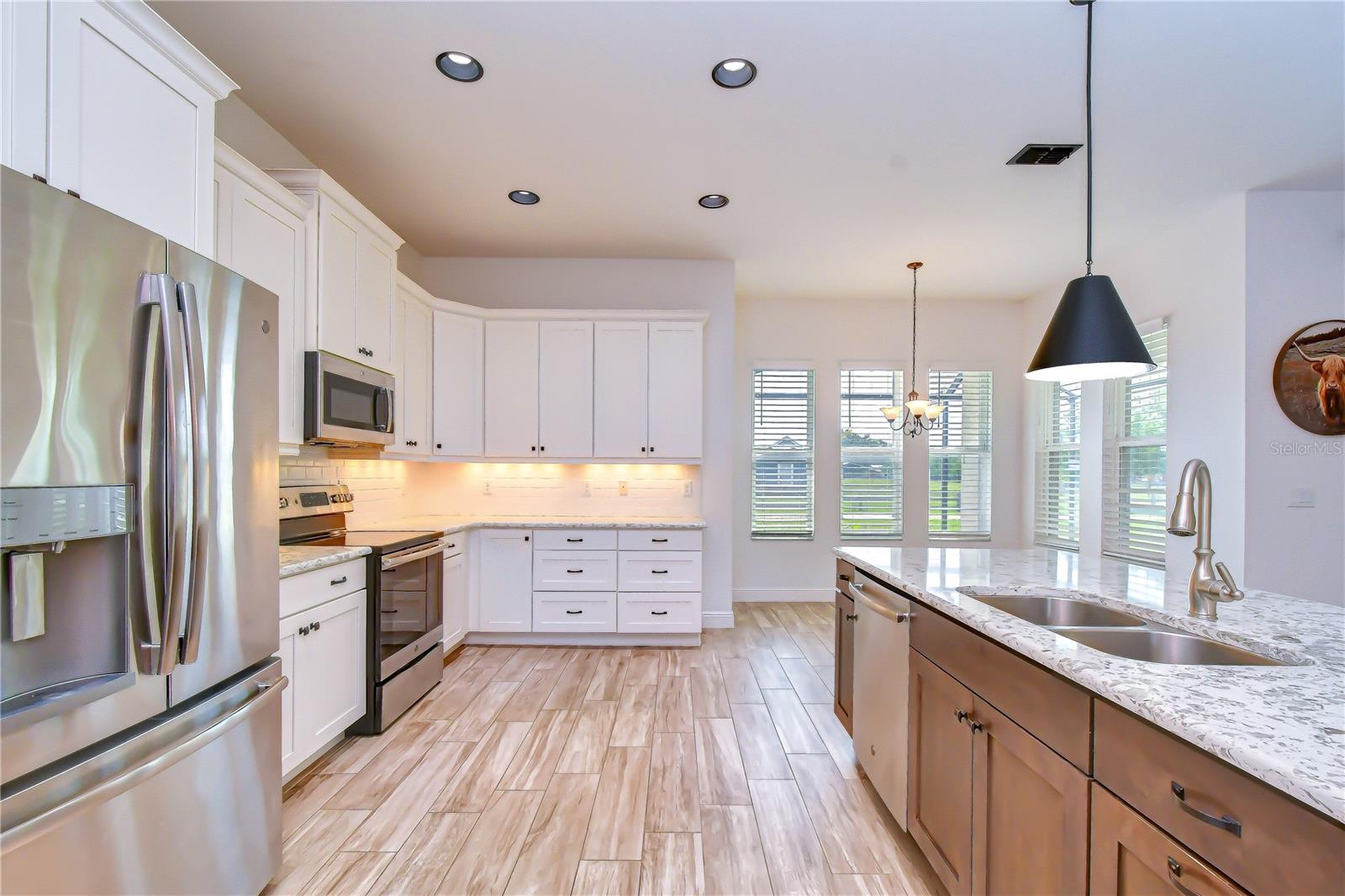 Beautiful stone surfaces offering luxury and durability.