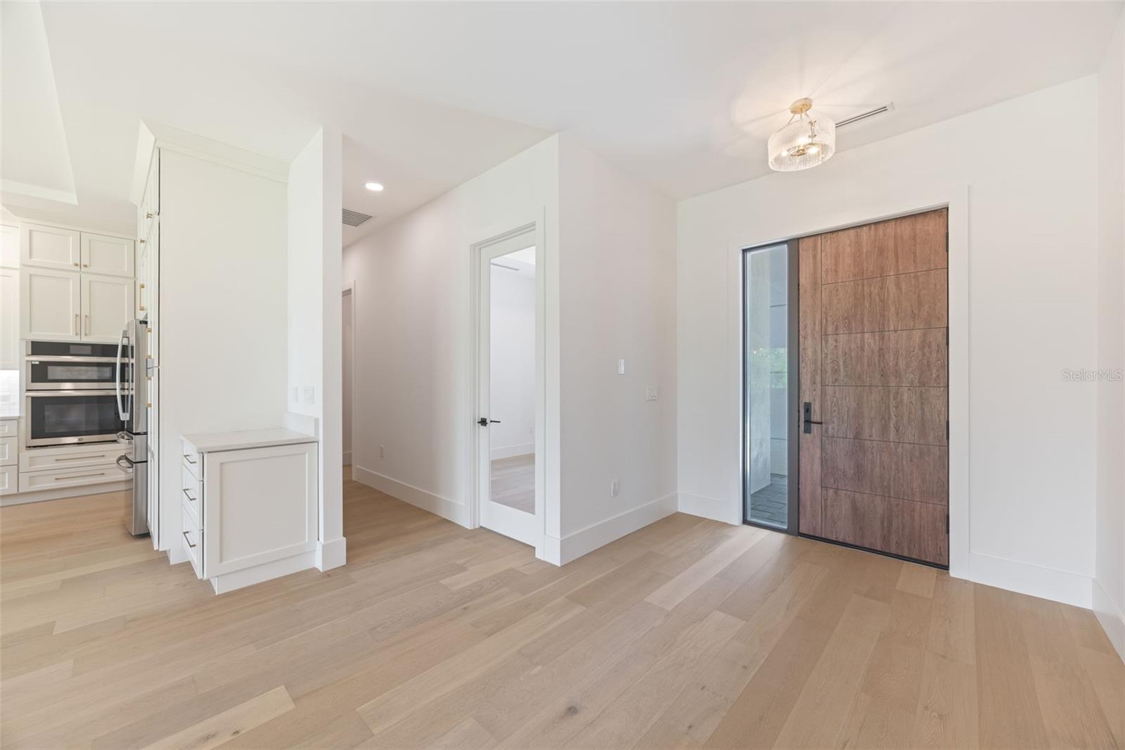 Entry Door / Office / Kitchen.