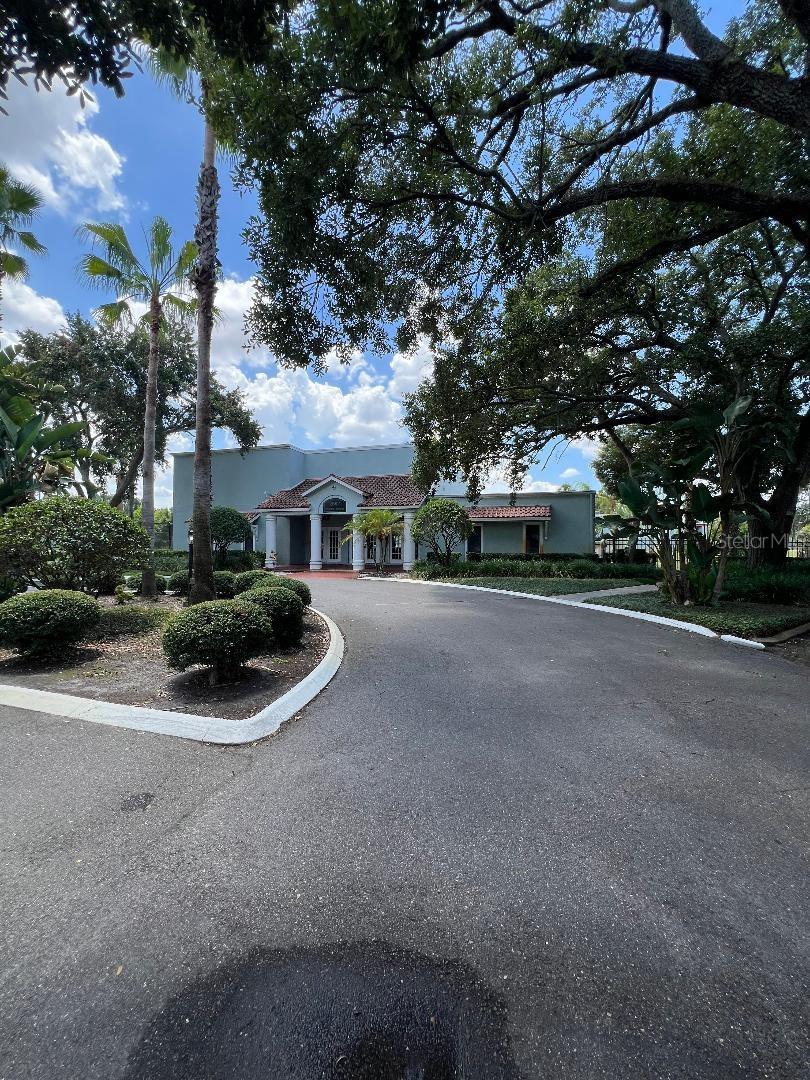 Front of clubhouse