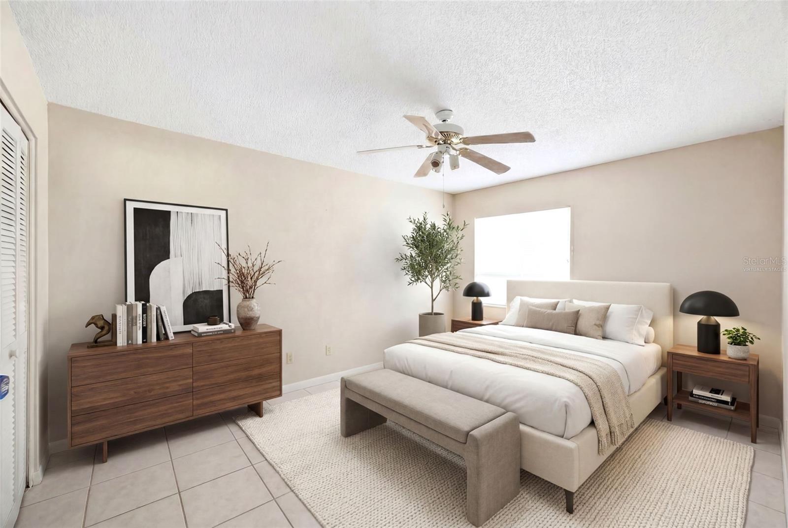 Bedroom 2 - Virtually Staged