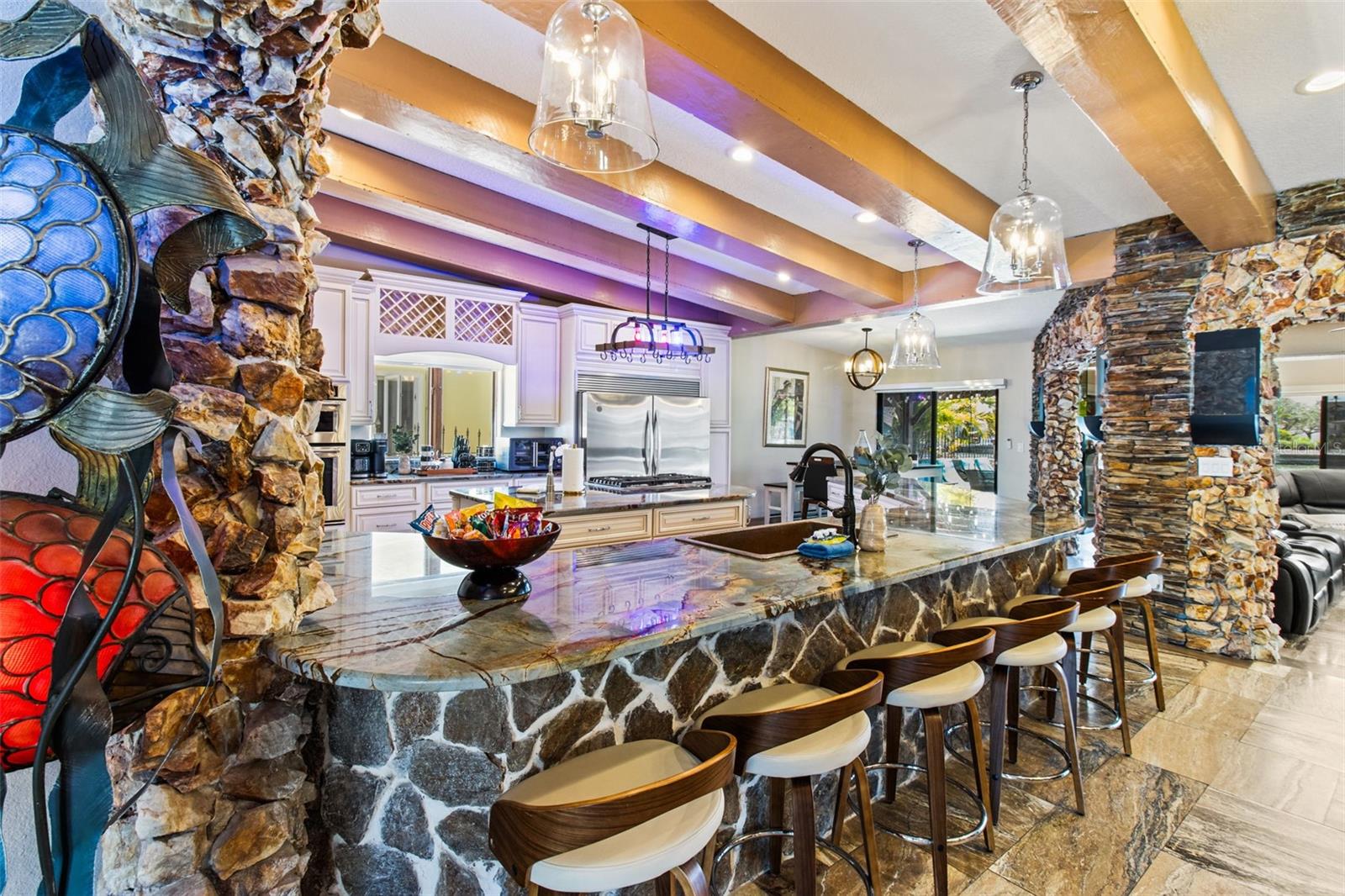 Kitchen Bar for multiple Seating