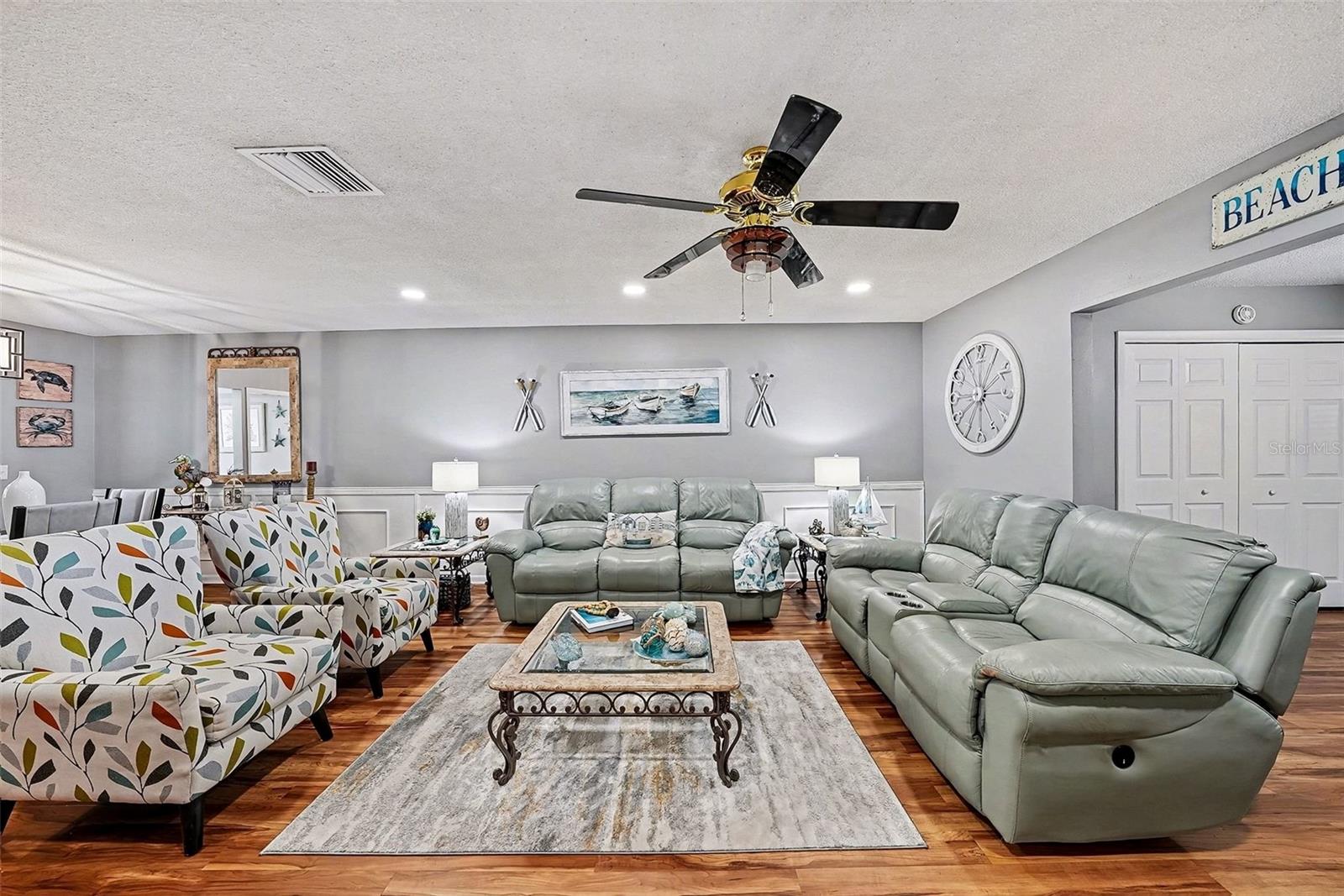 Full view of living room
