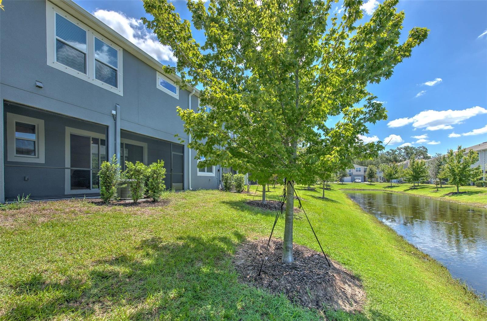 Backyard with Water View