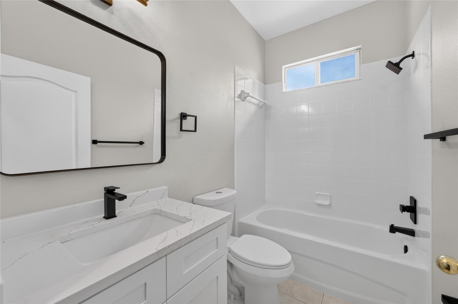 updated 2nd bathroom on first floor