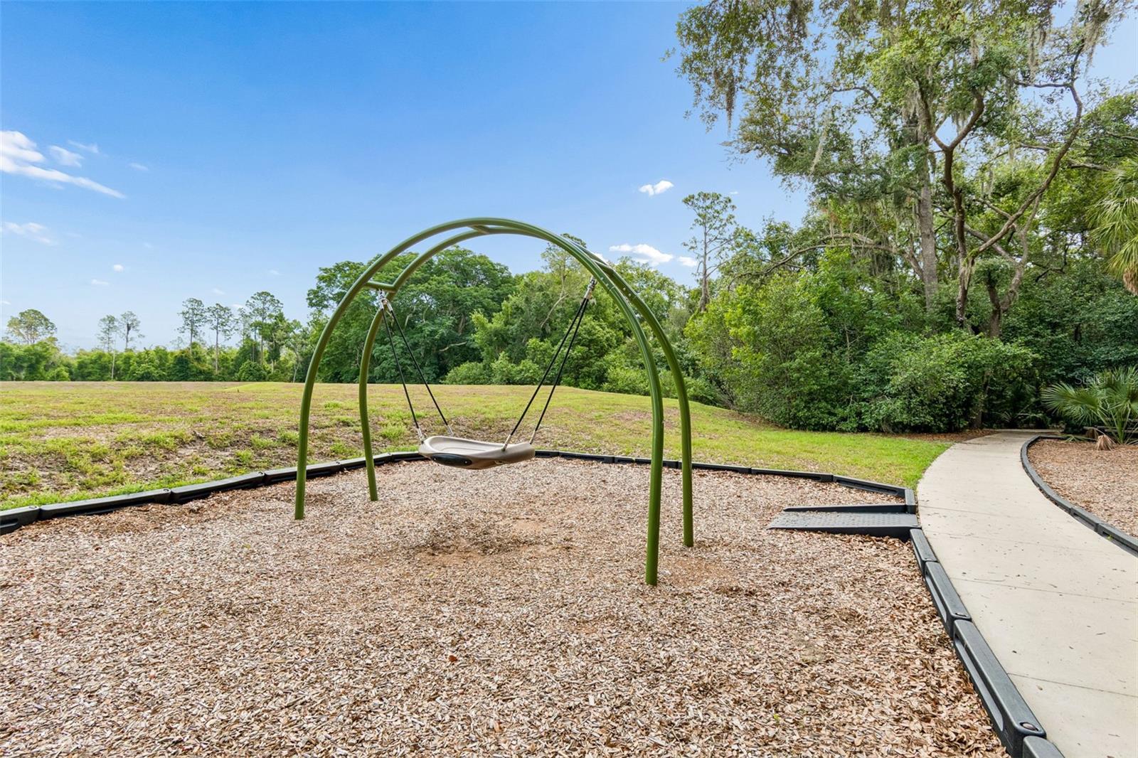 Playground and walking trail