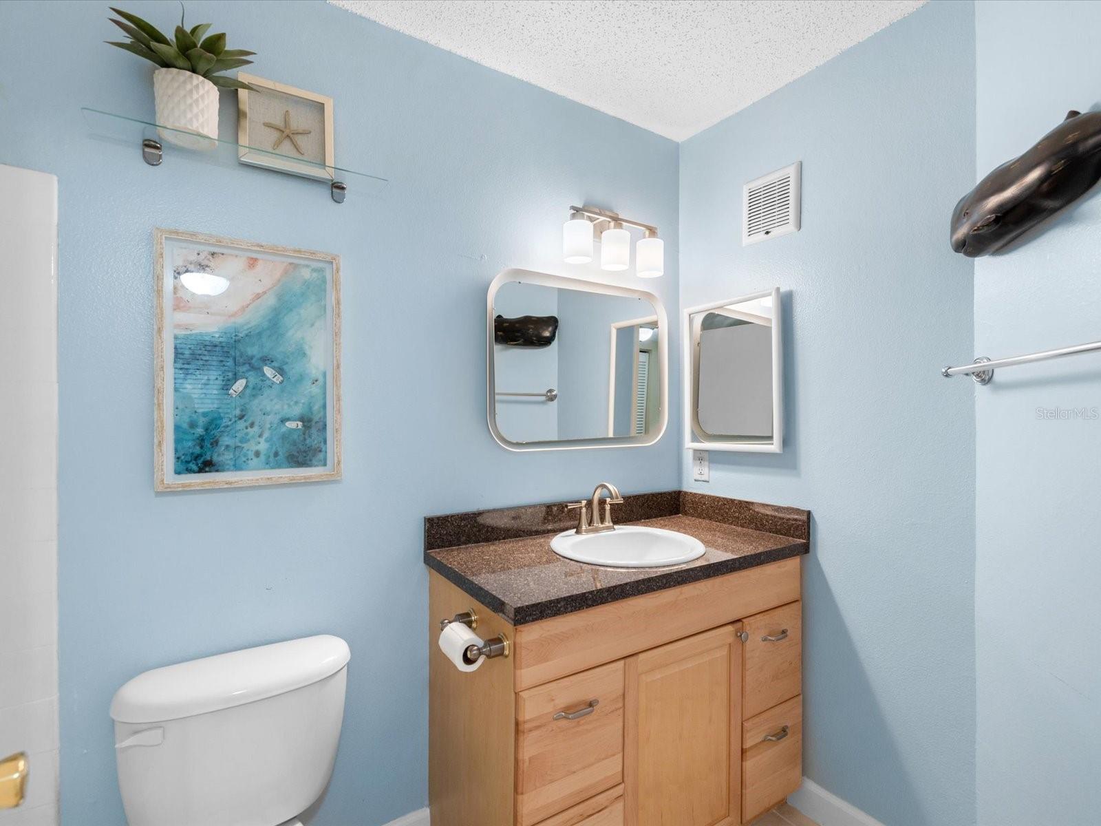 Second Bathroom, Tub Shower