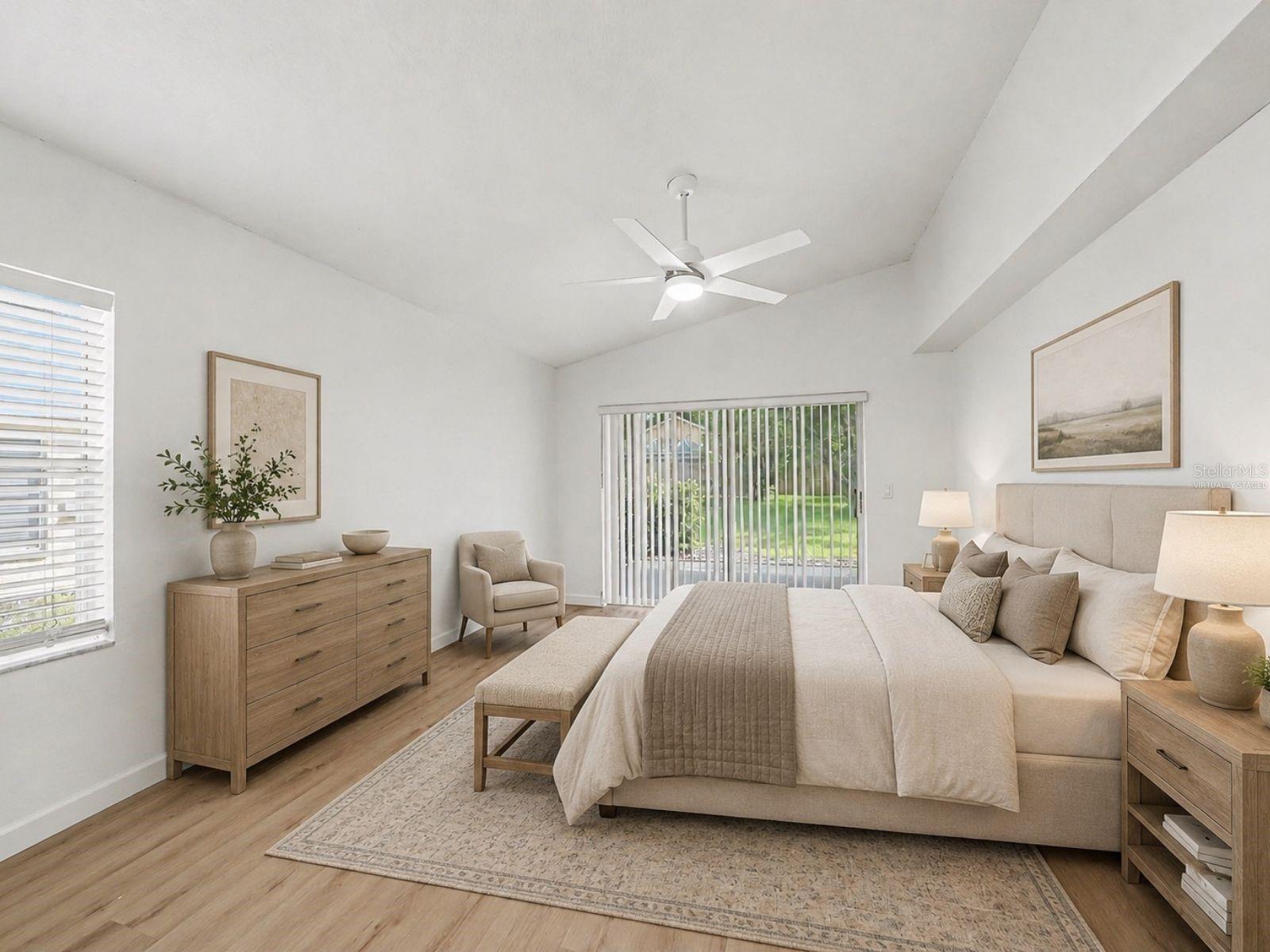 Primary Bedroom - Virtually Staged