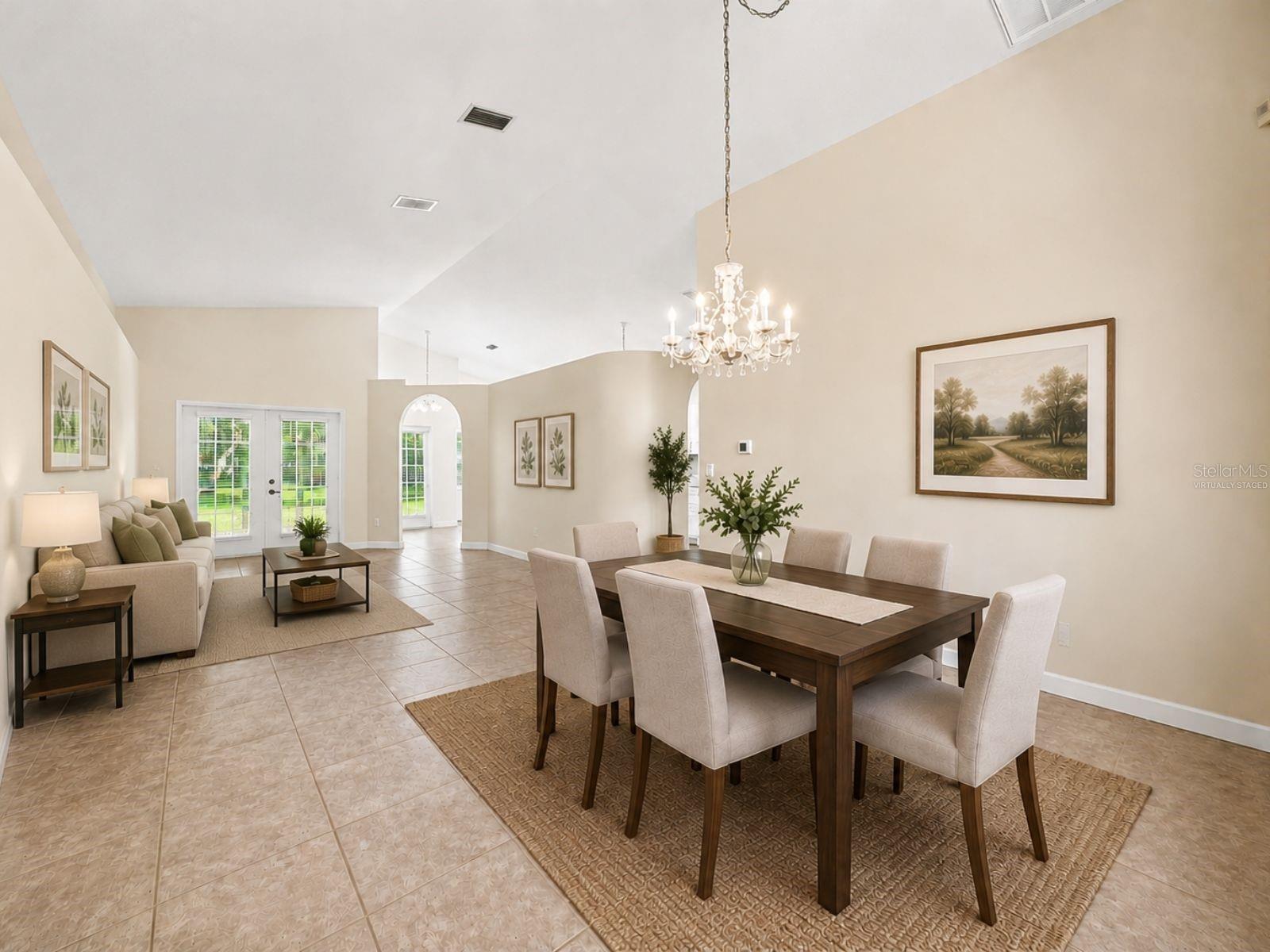 Virtually staged to show the potential of the space!