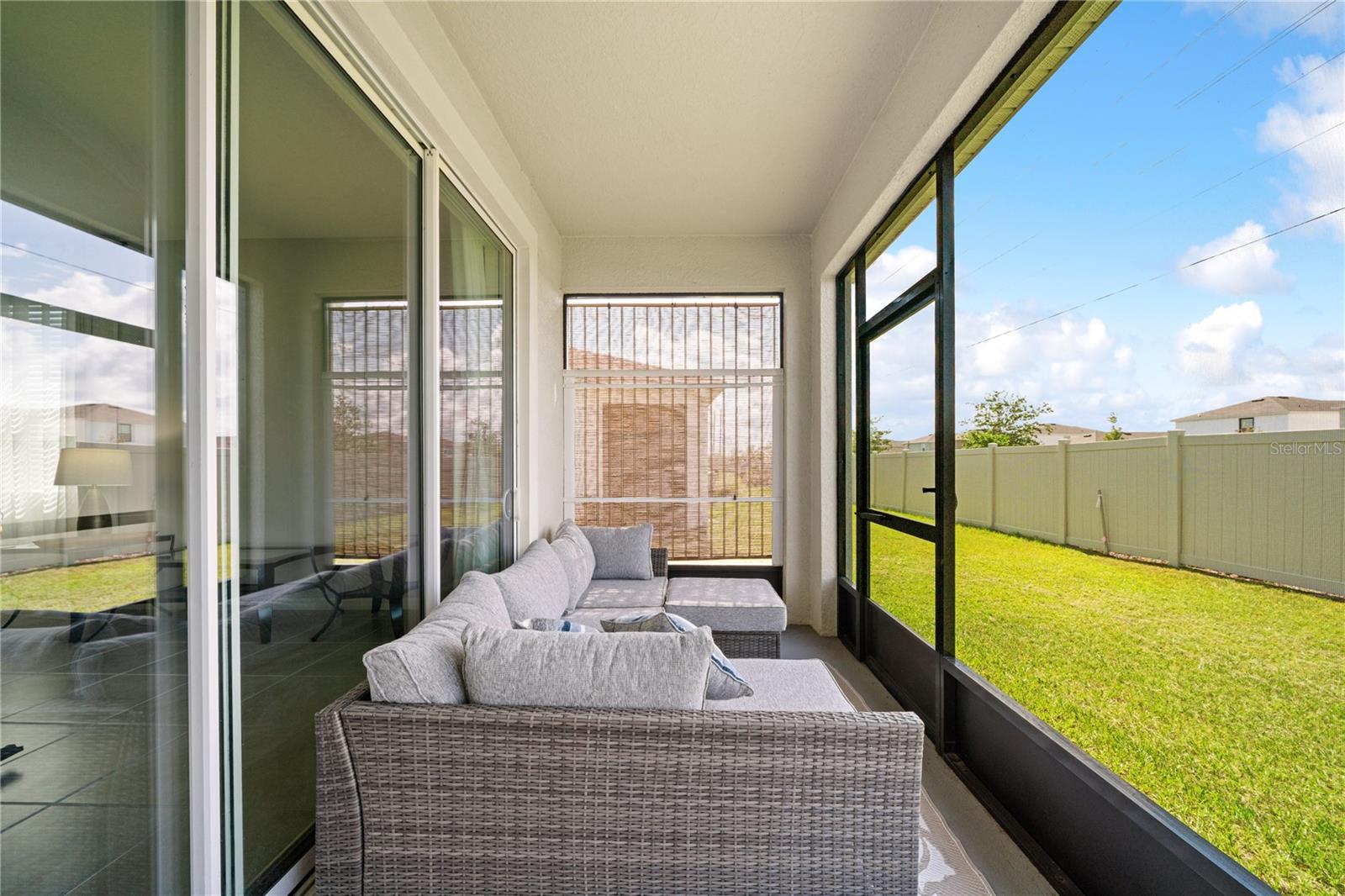 Screened, private lanai